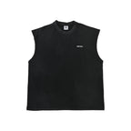 Washed Loose Fit Sleeveless T-shirt Embrace Versatility