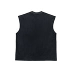 Washed Loose Fit Sleeveless T-shirt Main_S_Logo