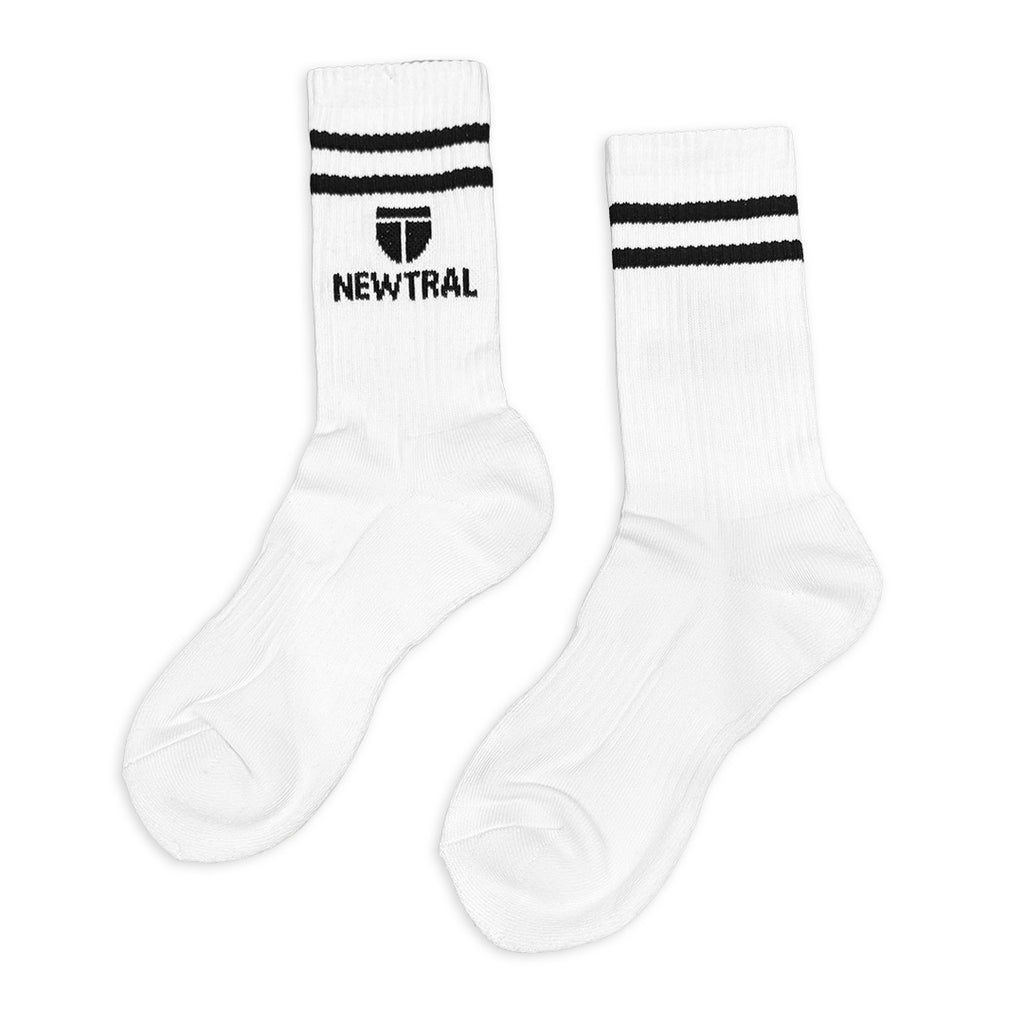 NEWTRAL V Logo Line Crew Socks